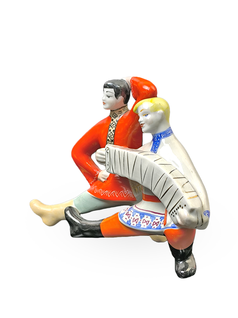 Фарфоровая статуэтка "Русский перепляс" Полонное ЗХК