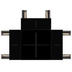 Коннектор питания ЭРА TRM-S5-CT BK для магнитного шинопровода Т-образный черный для системы S5