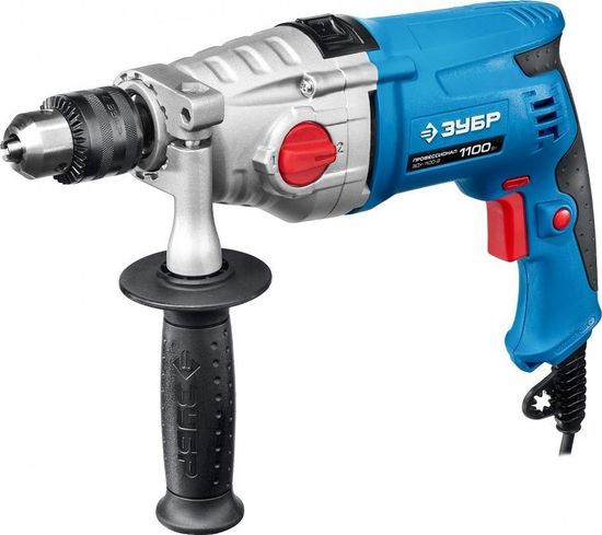 Дрель ударная ЗУБР ЗДУ-1100-2 ЭРМКМ2 1100 Вт 13мм патрон