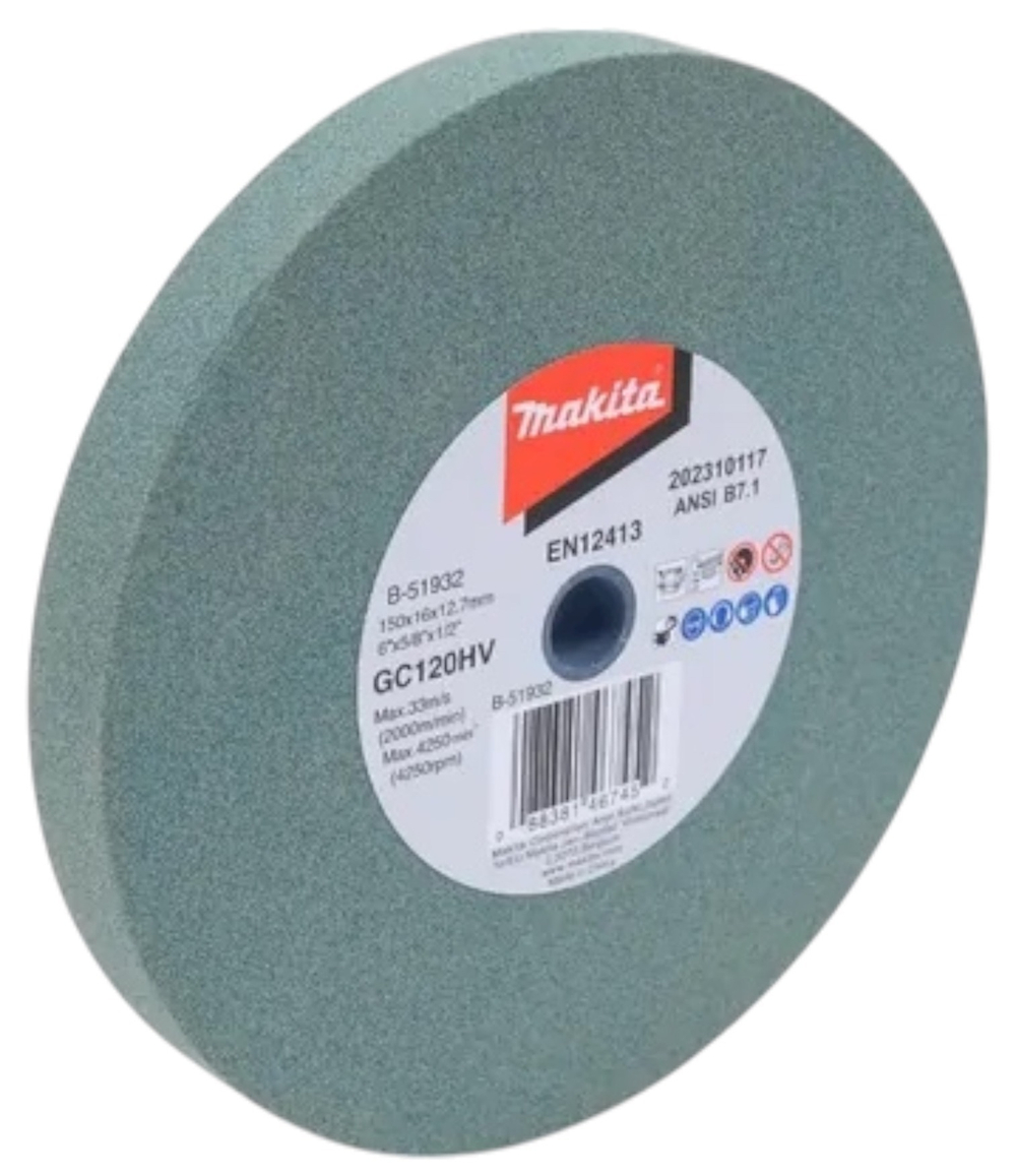 Круг шлифовальный 150x16x12,7 мм GC120H Makita B-51932