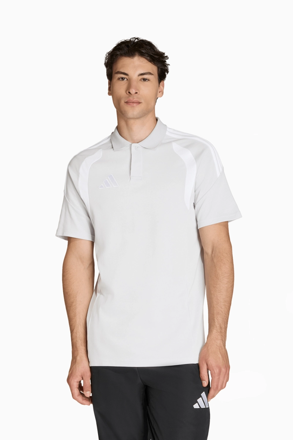 Футболка adidas Tiro 26 Polo - серый