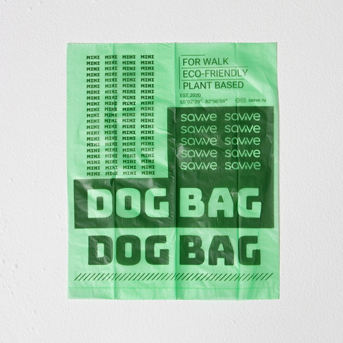 Биоразлагаемые пакеты Mini без запаха, 60 шт. SAVVE