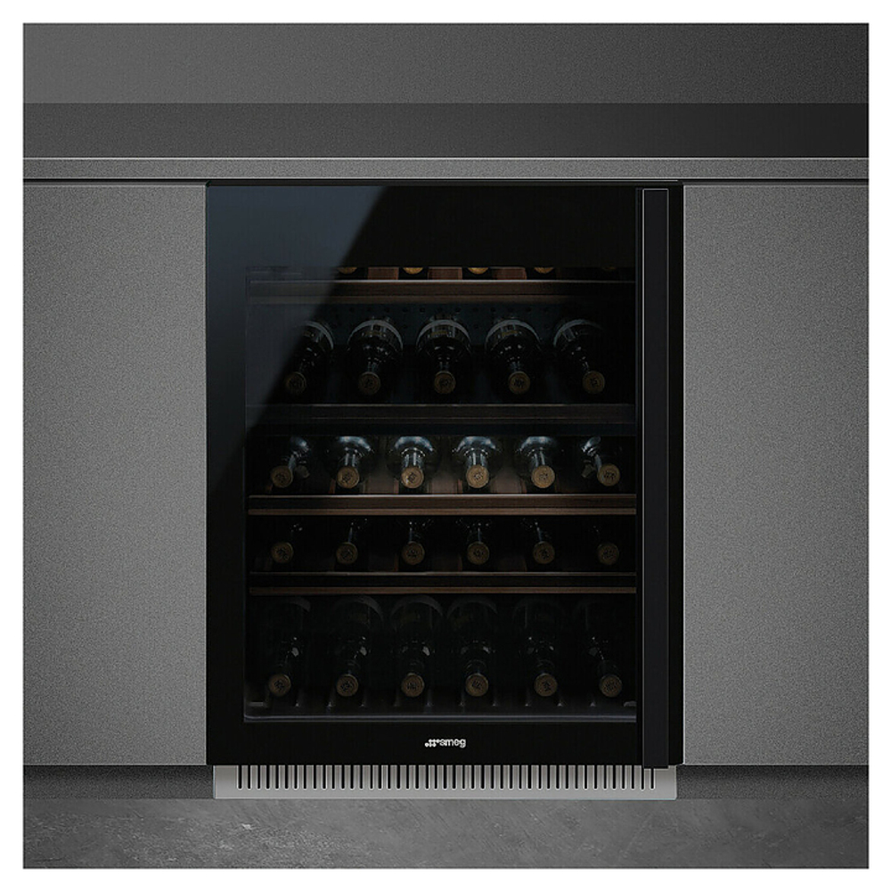 Винный шкаф SMEG CVI638LN3 (петли слева) черный