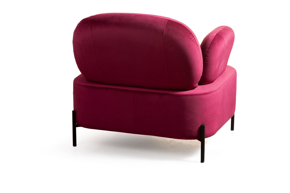 Кресло Dandy, бархат красный 16