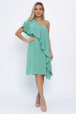 Платье Шардоне (серо-зеленое) П13770-36М LT Collection