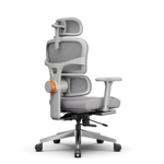 Эргономичное компьютерное кресло FoxGear NETZ модель X, серый (FG-NETZ-X-GY)