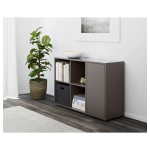 Комбинация для хранения - EKET IKEA/ЭКЕТ ИКЕА, 105x35x72, серый