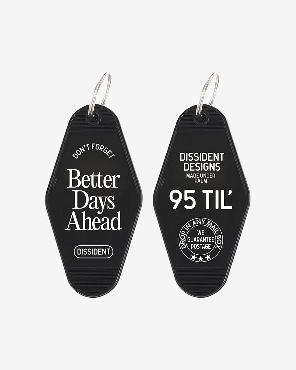 Брелок Dissident Keytag черный