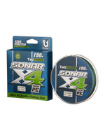 Плетеный шнур для рыбалки TauMANN Sonar PE X4 150m #1.2 (0.18mm) Yellow