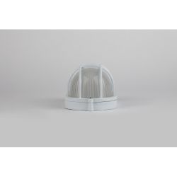 Светильник ЭРА НБП 04-60-002 Акватермо алюминий/стекло решетка IP54 E27 max 60Вт 212х105 овал белый термостойкий | Светильники ЖКХ IP54