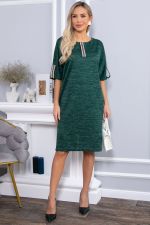 Платье трикотажное Кайла (зеленое) П14587-10М LT Collection