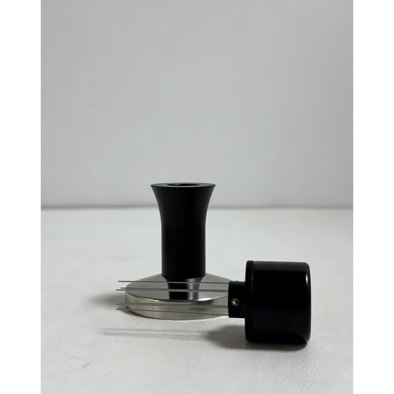 Темпер для кофе d 58 мм с иглами для темпирования нерж.+ пластик черный P.L.- Barbossa