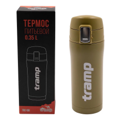 Tramp Термос питьевой 0.35 л, TRC-106, хаки