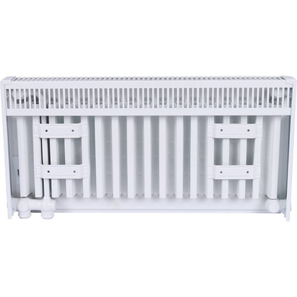 Радиатор панельный профильный ROMMER Ventil тип 11 - 300x600 мм (подключение нижнее, цвет белый)