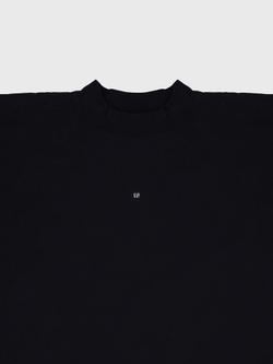 Футболка Yeezy Gap Engineered by Balenciaga Logo No Seam Black