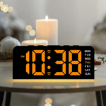 Часы-будильник настольные LED GH9001 черный корпус