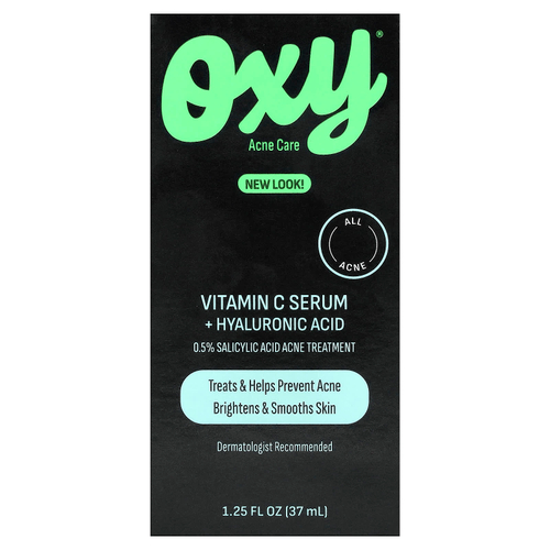 Oxy Skin Care, сыворотка с витамином C и гиалуроновой кислотой, 37 мл (1,25 жидк. унции)