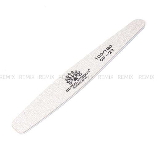 Пилочка для ногтей Global Fashion 100/180 серая