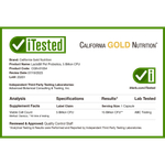 California Gold Nutrition, LactoBif®, пробиотики для домашних животных, 5 млрд КОЕ, 60 растительных капсул