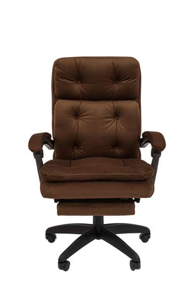 Кресло   Chairman Home 442 Россия ткань Т-14 коричневый