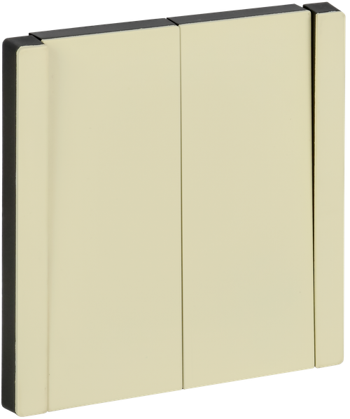 FORTE&PIANO Выключатель 2-клавишный проходной 10А FP807M металл серый сланец IEK