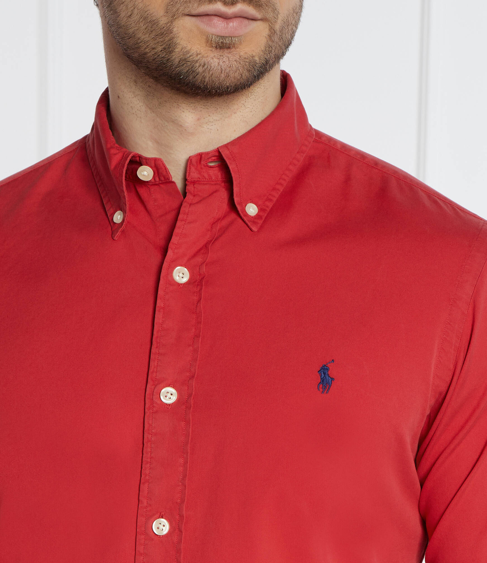 Рубашка POLO RALPH LAUREN - красный(710937993)