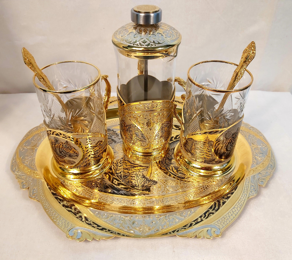 Чайный набор  на 2 персоны "Тайга"