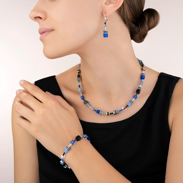 Колье Coeur de Lion Blue-Grey 4014/10-0712