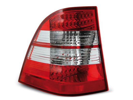 Задние фонари Mercedes ML W163 red white led