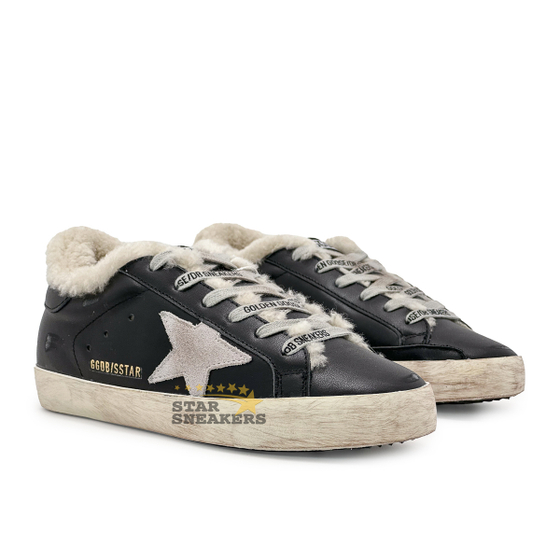 Кеды c мехом Golden Goose Superstar