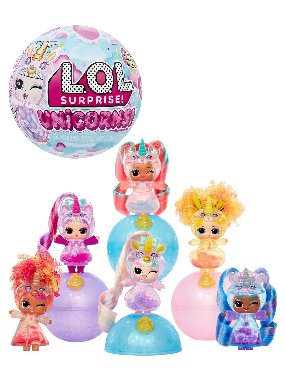 Игрушка ЛОЛ Сюрпрайз единорог Тотс в упаковке Сюрприз 121336EUC | LOL Surprise Unicorn Tots Surprise | мини-кукла 4+