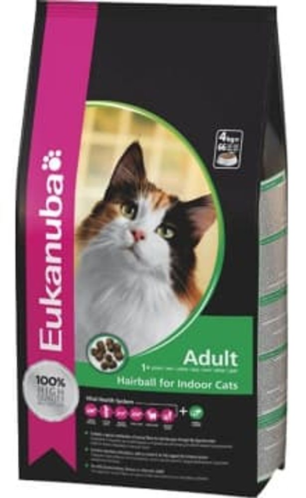 EUK Cat хэйр болл для кошек с курицей 2 кг EUK Cat хэйр болл для кошек с курицей 2 кг