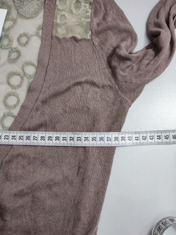 Кардиган Aquarel' с кружевом 48 размер