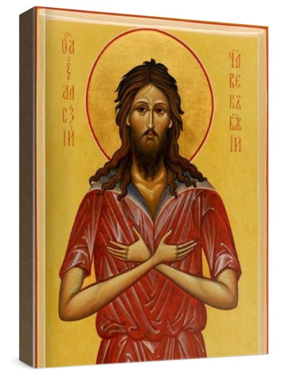 Алексий, человек Божий (рукописная икона)