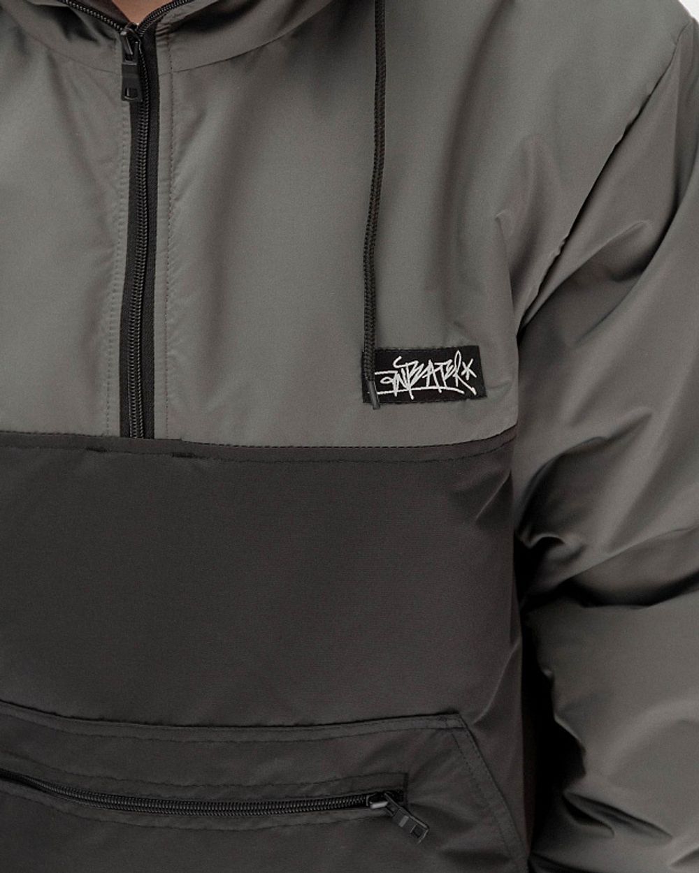 Анорак Anteater Warm Spray Long Combo Grеy