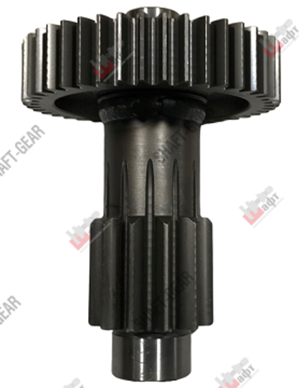JS125T-1707047 - Вал промежуточный демультипликатора (короткий) на КПП
