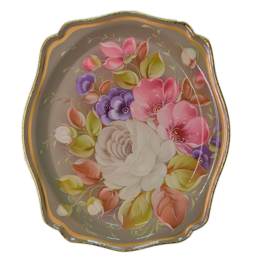 Zhostovo metal tray A3D260924158