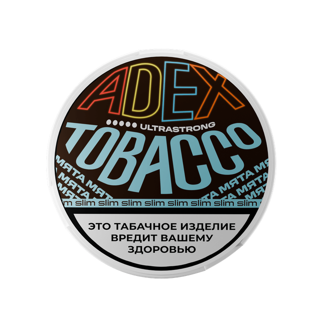 Жевательный табак Adex UltraStrong Slim - Мята 9г