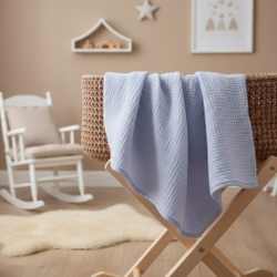 Пеленка муслин "Лавандово-голубой"