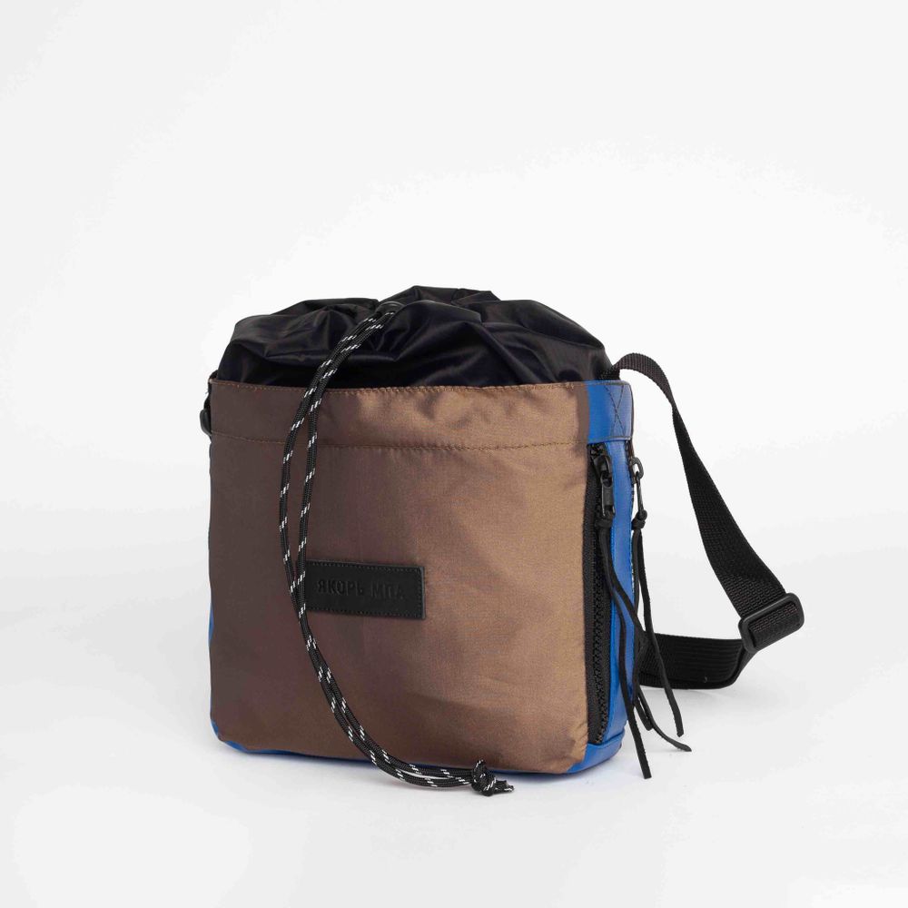 Сумка Якорь Сборка-мини хитрый оливковый / синий тент матовый