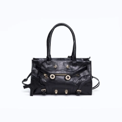 MANC ЗАМШЕВАЯ СУМКА "ZOUZOU", ЧЕРНЫЙ