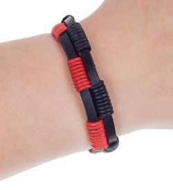 Y-BKB074 Браслет цветной нат.кожа