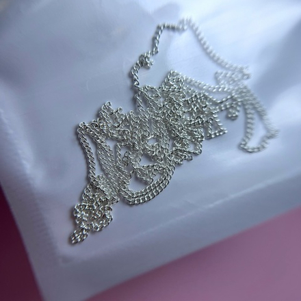 1779 Цепь для маникюра 0,8 мм серебро (50 см)