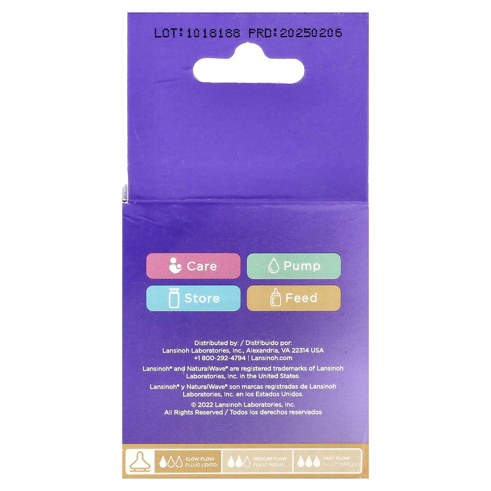 Lansinoh, NaturalWave, соски со средним потоком, 2 шт.