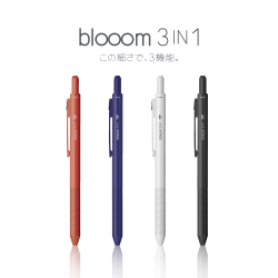 Многофункциональная ручка Ohto Blooom 3-in-1 Iron Gray