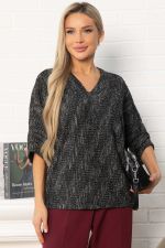 Джемпер трикотажный Джорджина (черный) Б14907-12М LT Collection