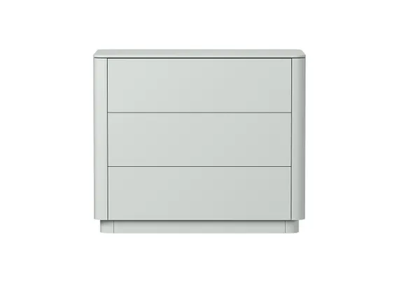 Комод Tammi 3 ящика ширина 90 см (светло-серый)