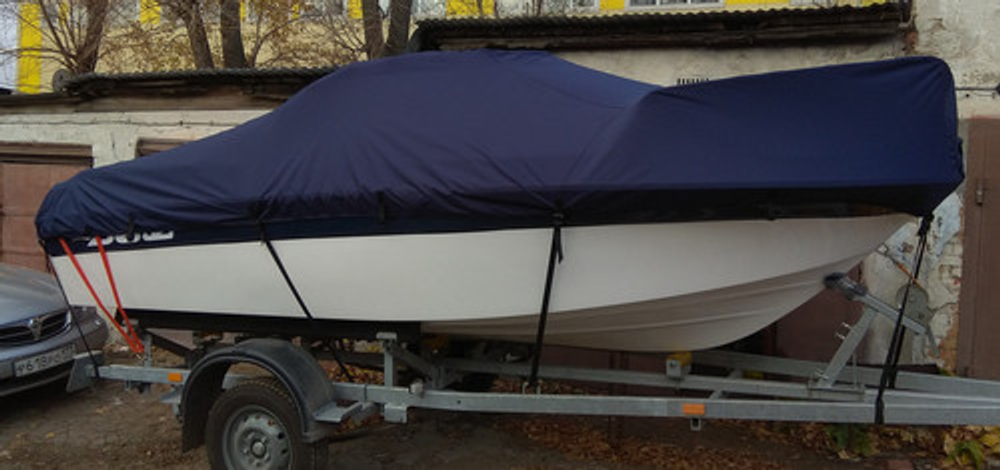 Тент транспортировочный на катер БЕСТЕР 500Р