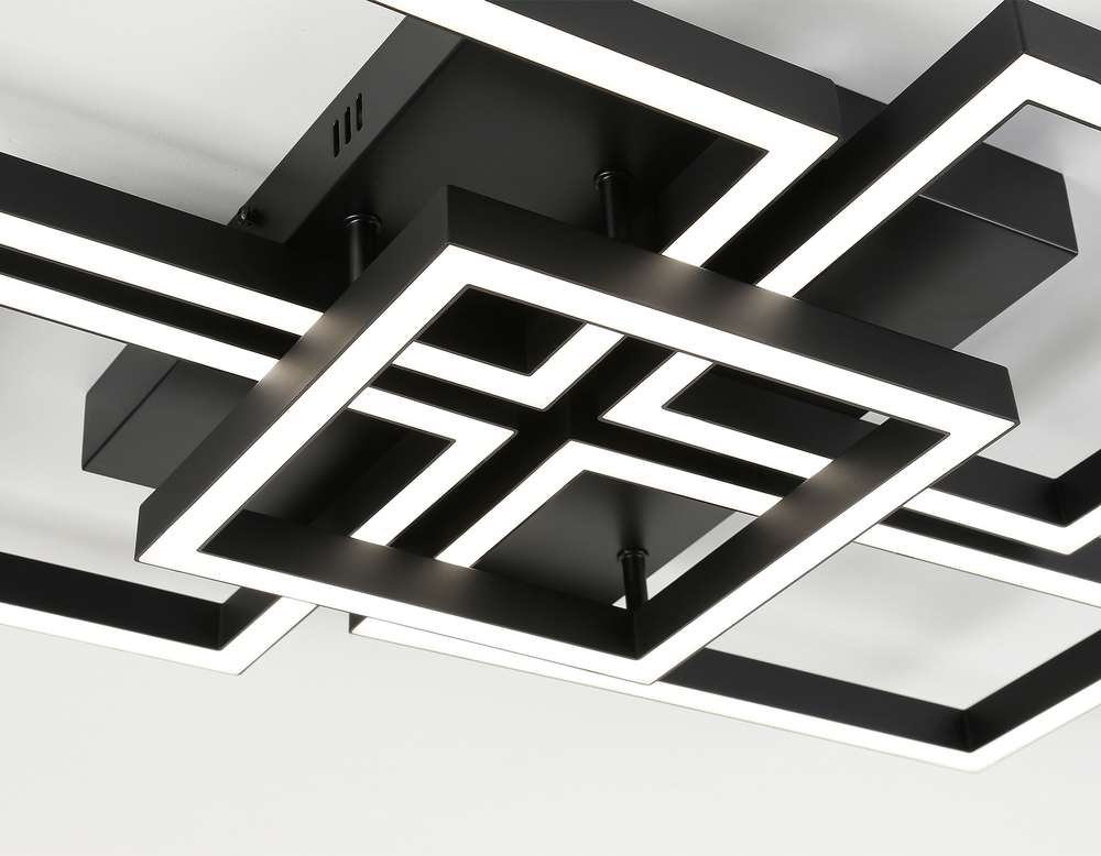 FA1012/4+1 BK черный 90W 3000K-6400K 710*490*95 (ПДУ ИК)