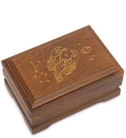 GAEM Art JW-12/02 Шкатулка деревянная «Знак Зодиака - Рак»